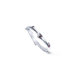 Valk Thorn Ring with Rubies Kris Averi