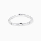 Valk Thorn Ring with White Diamonds Kris Averi
