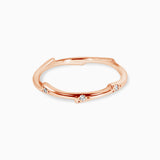 Valk Thorn Ring with White Diamonds Kris Averi