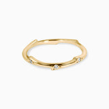 Valk Thorn Ring with White Diamonds Kris Averi