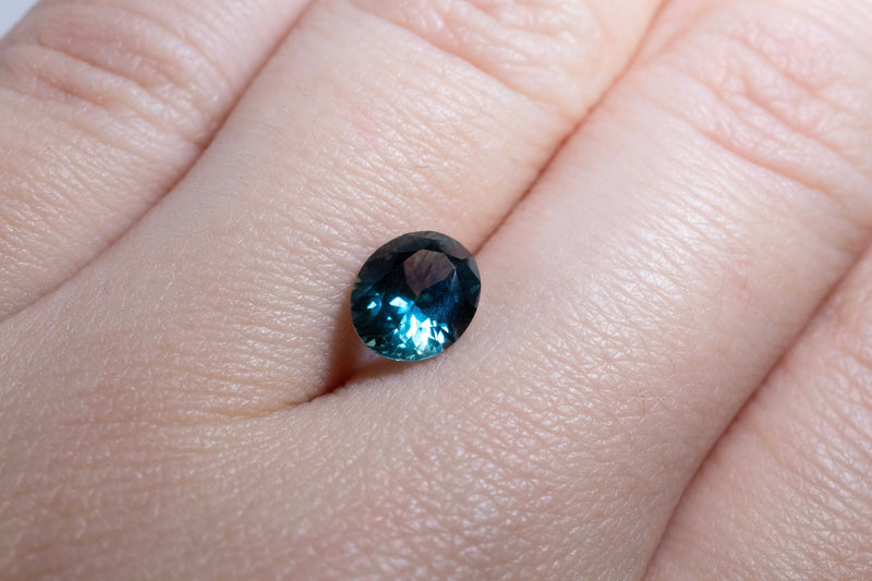 Blue Green Oval Montana Sapphire 1.28 Ct Kris Averi 