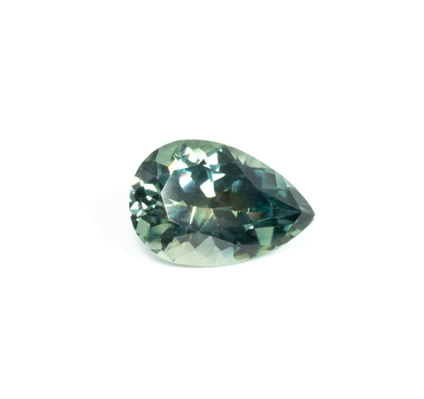 Blue Green Pear Shape Montana Sapphire 1.13 Ct Kris Averi 