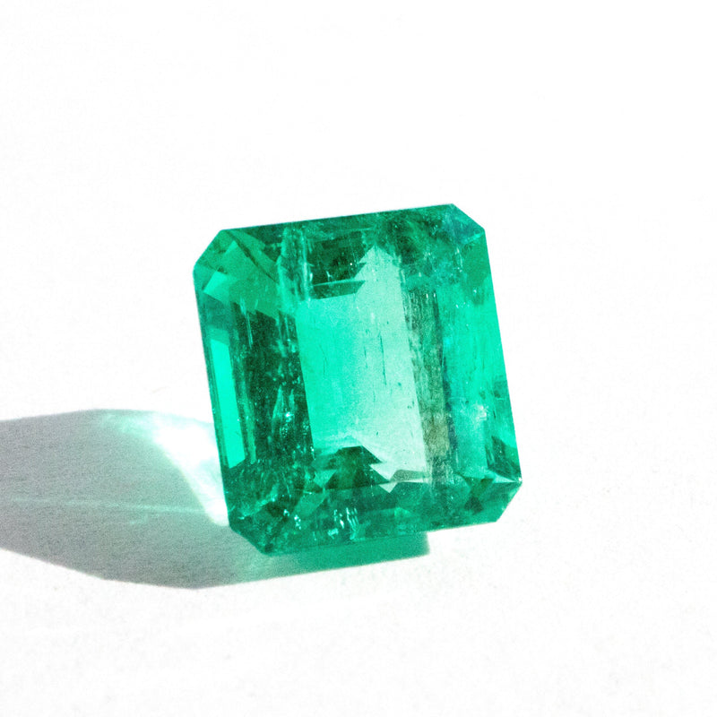 Colombian Green Emerald Cut Emerald 4.17 Ct Kris Averi 