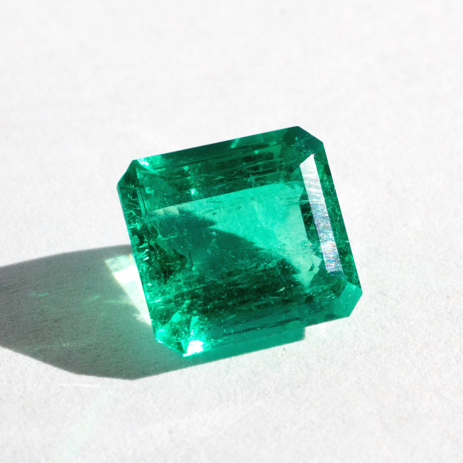 Colombian Green Emerald Cut Emerald 4.17 Ct – Kris Averi