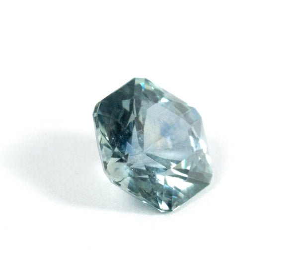 Green Cushion Cut Montana Sapphire 1.38 Ct Kris Averi 