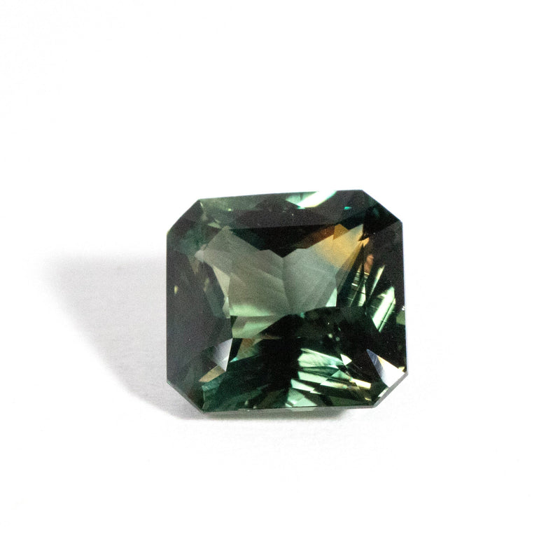 Green Emerald Cut Sapphire 5.04 Ct Kris Averi 