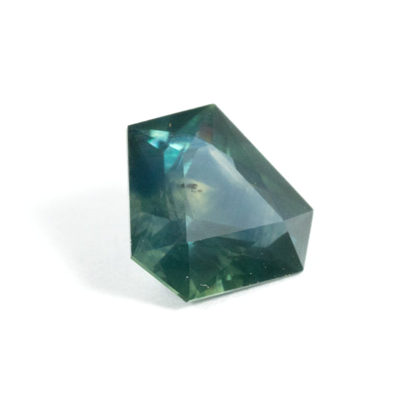 Green Fancy Trapezoid Shape Montana Sapphire 1.41 Ct Kris Averi 