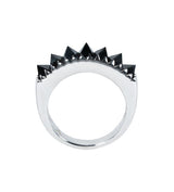 Prism Thorn Ring in Black Spinel Kris Averi 