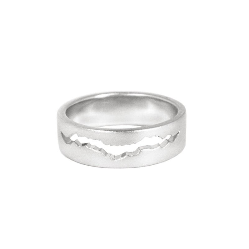 Abyss Arroyo Band Ring Kris Averi Sterling Silver 4 