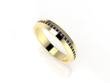 Acies Edge Band Ring with Sapphires Kris Averi 