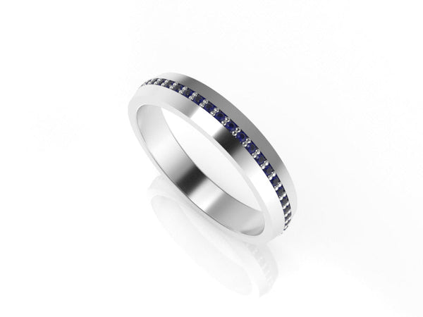 Acies Edge Band Ring with Sapphires Kris Averi 