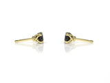 Arcus Vine Stud Earrings with Black Diamonds Kris Averi 