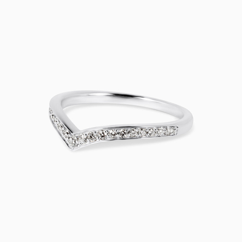 Dione V Ring with White Diamonds Kris Averi 