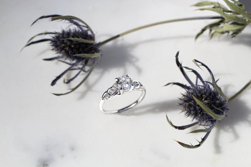 Knot-woven Engagement Ring Kris Averi 
