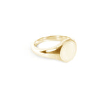 Signet Ring Kris Averi Yellow Gold 4 