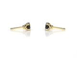 Single Arcus Vine Stud Earring with a Black Diamond Kris Averi 