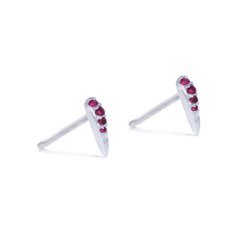 Talos Stud Earrings with Rubies Kris Averi 