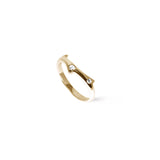 Valk Petite Thorn Ring with White Diamonds Kris Averi 