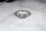 Vintage Millgrain Style Engagement Ring Kris Averi 